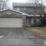 garage door of house