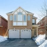 House front with two garage