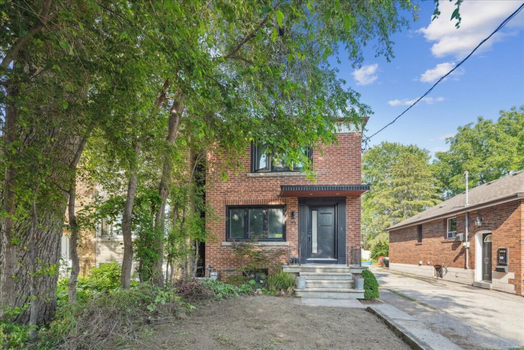 Detached home for sale in Toronto’s Keelesdale area.